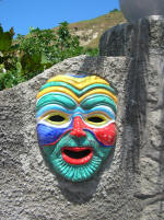 Insel Ischia. Keramik Maske