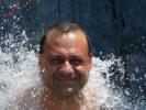 Isola d'Ischia. Cascata di acqua termale