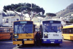 Isola d'Ischia. Bus di linea EAV