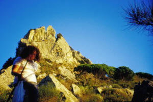 Insel Ischia. Felswand Bocca di Serra