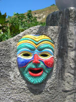 Isola d'Ischia. Maschera di ceramica