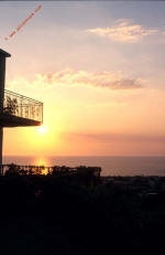Forio d'Ischia. Albergo Poggio del Sole. Tramonto