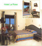 Forio d'Ischia. Residence La Rosa. Zimmerausstattung