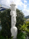 Barano d'Ischia. Villa Lesto. Ferienwohnung. Statue